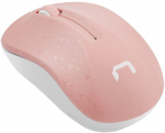 Juhtmevaba arvutihiir Natec Toucan NMY-1652, usb type-a, valge v./roosa v.