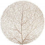 Lauamatt Home4you Golden Tree, 38 cm x 38 cm x 38 cm, Kuldne v.