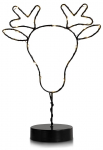 Dekoratsioon DecoKing Luna Reindeer, 33 cm, must