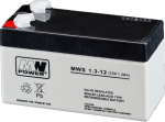 UPS aku MPL Power Elektro MWS 1.3-12, 1.3 Ah