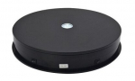 Elektriline 360&deg; p&ouml;&ouml;rlev LED valgustusega alus Rotating Turn-Table Display Stand, must v.