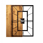 Kvartsseinakell Wallity 37, pruun v./must v., 58 cm x 49 cm