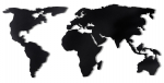 Seinadekoor Wallity World Map Silhouette XL, 170 cm x 85 cm