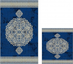 Vannitoamattide komplekt Foutastic 510602 510602, sinine, 150 cm x 60 cm