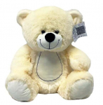 Pehme m&auml;nguasi Tulilo Teddy Bear Tom, kreemjasvalge, 34 cm