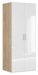 Riidekapp Flex 100, valge v./sonoma tamm v., 100 cm x 66 cm x 240 cm