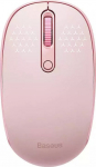 Juhtmevaba arvutihiir Baseus F01B Tri-Mode, bluetooth / usb, roosa v.