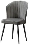Toolide komplekt Kalune Design Rubi 107BCK1137, matt, must v./hall v., 42 cm x 52 cm x 85 cm, 2 tk