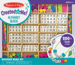 Helmed Melissa & Doug Alphabet Beads, mitmev&auml;rviline