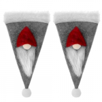 J&otilde;ulu s&ouml;&ouml;giriistade &uuml;mbris Bearded Dwarf, 18 cm x 10 cm, valge/punane/hall, 2 tk