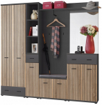 Esiku m&ouml;&ouml;blikomplekt ASM Marco IV, sise, antratsiit v./must v./pruun v.