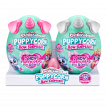 Pehmete m&auml;nguasjade komplekt Rainbocorns Sparkle Heart Surprise Combo Puppycorn Surprise Bow, roheline, 27 cm