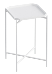 Kohvilaud Kalune Design SHB-008-B, valge v., 46 cm x 46 cm x 56 cm