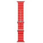 iWear S1 soonega pehme silikoonist 20 mm rihm Apple Watchile 49 mm / 45 mm / 44 mm / 42 mm punane