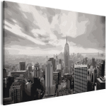 Maalimine numbrite j&auml;rgi Artgeist Grey New York MA_0171, 60 x 40 cm