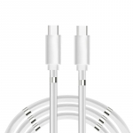 Laadimisjuhe Wow USB-C to USB-C, 100 cm, valge v., 60 W