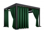 Paviljoni kardin, 155 cm x 240 cm, tumeroheline v.