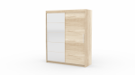 Riidekapp ADRK Esti, sonoma tamm v., 180 cm x 59 cm x 215 cm, peegliga