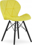 S&ouml;&ouml;gitoa tool Leobert Lago, must v./kollane v., 52 cm x 47 cm x 73 cm
