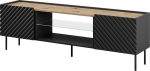 TV-laud Cama Meble Onda, must v., 180.5 cm x 40 cm x 58 cm