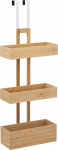 3-korruseline ristk&uuml;likukujuline riiul 5five, 17.3 cm x 74.7 cm x 28 cm, pruun v.