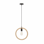 Valgusti rippuv Candellux Lighting Kolo, E27, 1 x 40 W, must v.