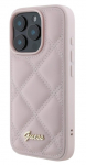 Telefoni &uuml;mbris Guess Quilted, Apple iPhone 16 Pro, roosa v.