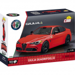 Konstruktor, auto Cobi Alfa Romeo Giulia Quadrifoglio 24604, 90 tk, punane v.