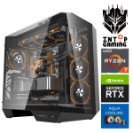Statsionaarne arvuti Intop Aqua Ryzen 7 9700X, 3 TB, DDR5 16 GB, SSD+HDD 1 TB 2 TB, Nvidia GeForce RTX 5070 12 GB GDDR7