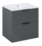 Vannitoakapp valamuga Masterjero Ekoline, antratsiit v., 45.6 cm x 60.8 cm x 61.1 cm