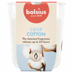 K&uuml;&uuml;nal, l&otilde;hna Bolsius Crisp Cotton, 25 h, Valge v.