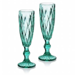 &Scaron;ampuseklaaside komplekt AffekDesign Elise, klaas, 0.180 l, 6 tk, t&uuml;rkiissinine v.