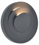 &Otilde;ue seinavalgusti Lutec Moov, 7.8W, LED, IP54, tumehall v., 21.1 cm x 21.1 cm