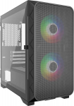 Arvuti korpus Gembird MK200F RGB, must v. (kahjustatud pakend)