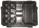 T&ouml;&ouml;riistakasti vooder Makita MakPac, 38.3 cm x 28.3 cm x 7.7 cm, must v.