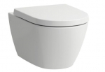 Seinale paigaldatav WC-pott Laufen Fiora, ilma loputuskastita, ilma kaaneta, 360 mm x 540 mm (kahjustatud pakend)