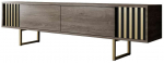 TV-kapp Kalune Design Gold Line, kuld v./p&auml;hklipuu v., 30 cm x 180 cm x 48 cm