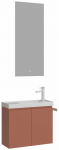 Vannitoa m&ouml;&ouml;bli komplekt Kalune Design Ferla, matt kaneel v., 22 cm x 60 cm x 50 cm
