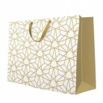 Kinkekott Paw Decor Collection Luxury Mesh, 16 cm x 44 cm x 54 cm, kuldne v./valge v.