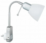 Valgusti seinale Trio Ligara 8911211-07, E14, 1 x 10 W, valge v./nikkel v.