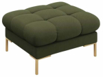 Tumba Cosmopolitan Design Bali Neve 39, kuld v./roheline v., 60 cm x 60 cm x 41 cm