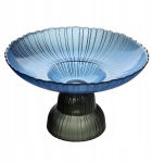 Serveerimisalus Mondex Daz Glass, &Oslash; 24 cm, sinine v./roheline v., klaas