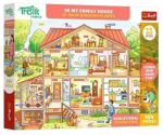 Pusle Trefl In My Family House, 60 cm x 40 cm, 104 tk