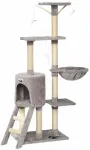 Kraapimispost kassile Pets Collection Mr. Pretzel Serval, 35 cm x 50 cm x 138 cm, hall v.