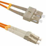 Juhe Qoltec Fiber Optic Multimode SC/UPC to LC/UPC 50/125 OM2 SC/UPC, LC/UPC, 2 m, oranž v.