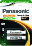 Laetav aku Panasonic, AA, 2450 mAh, 2 tk
