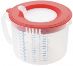 Segamisn&otilde;u Leifheit, l&auml;bipaistev v./punane v., 2.2 l