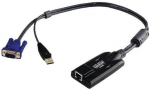 Adapter Aten KA7170-AX USB, RJ-45, 9 m, must v.