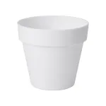 Lillepott Form Plastic Ibiza Soft Mat 4120, plastik, &Oslash; 16 cm, valge v.