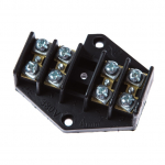 &Uuml;hendusplokk Elektroplast, 4 x 4 mm&sup2;, must